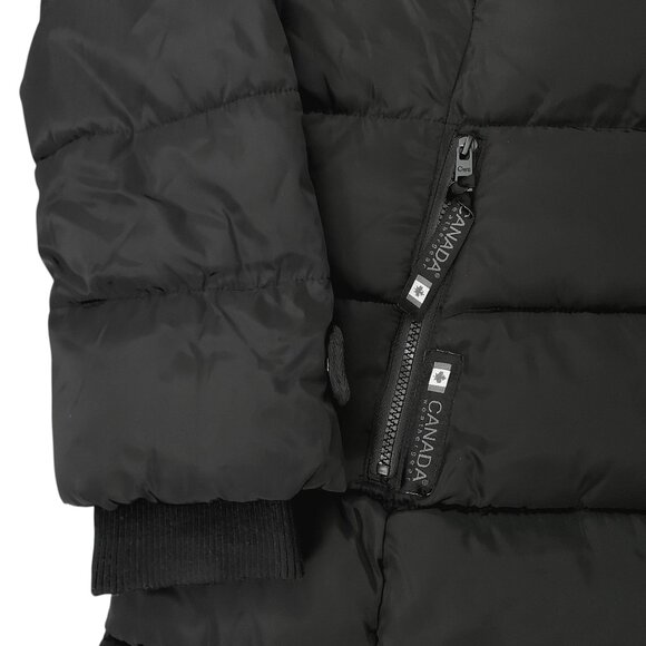 Canada Weathergear Parka Puffer Jacket Womens Large Black Insulated Outdoor - Picture 4 of 13
